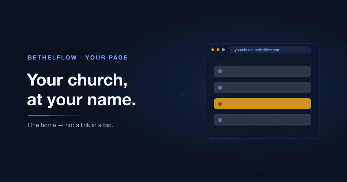 Your Church Is More Than a Link in a Bio